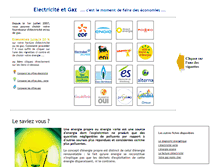 Tablet Screenshot of electricite-verte.fr